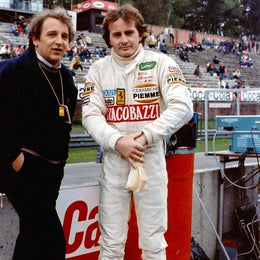 1982 Gilles Villeneuve Ferrari suit replica