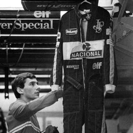 1986 Ayrton Senna Lotus race suit