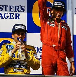 1987 Ayrton Senna Lotus race suit – podium