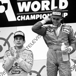 1987 Ayrton Senna Lotus race suit – podium