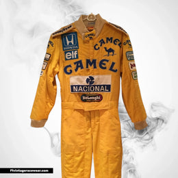 1987 Ayrton Senna Lotus race suit – podium