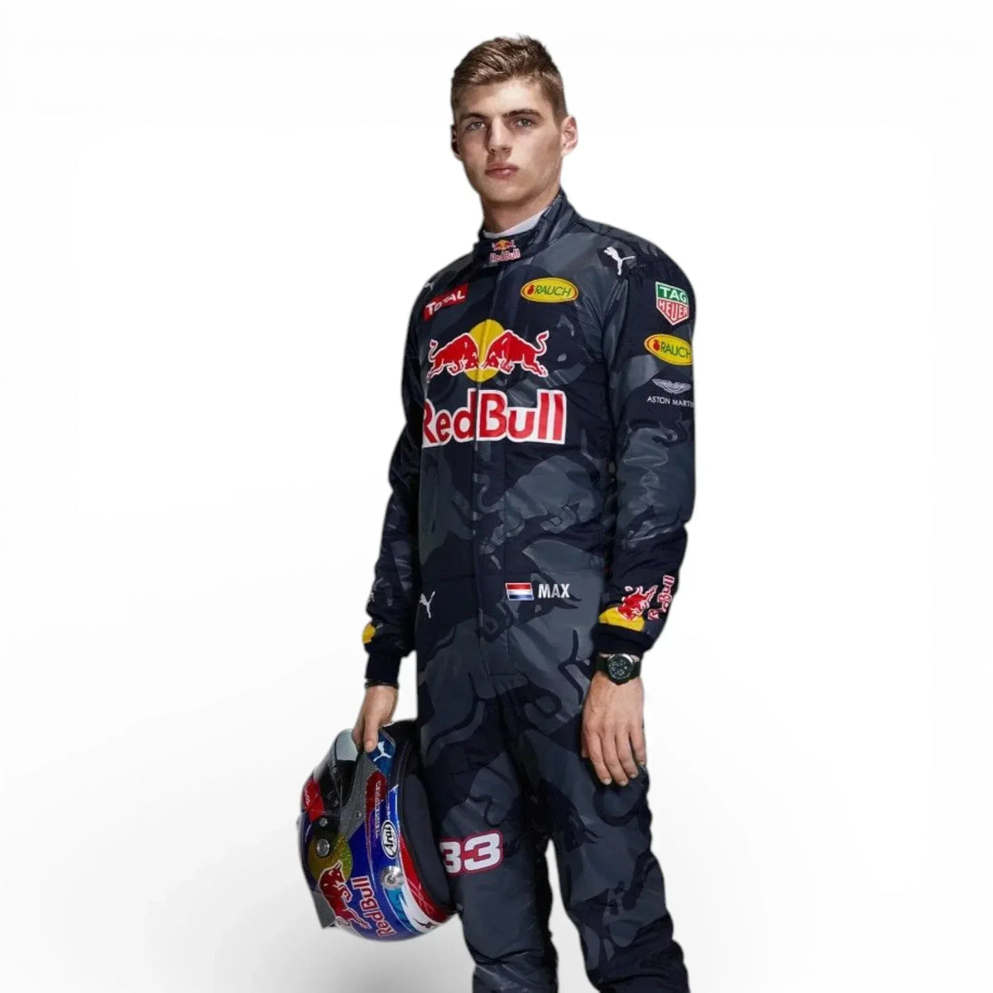 2016 Max Verstappen Red Bull Racing F1 Vintage Suit