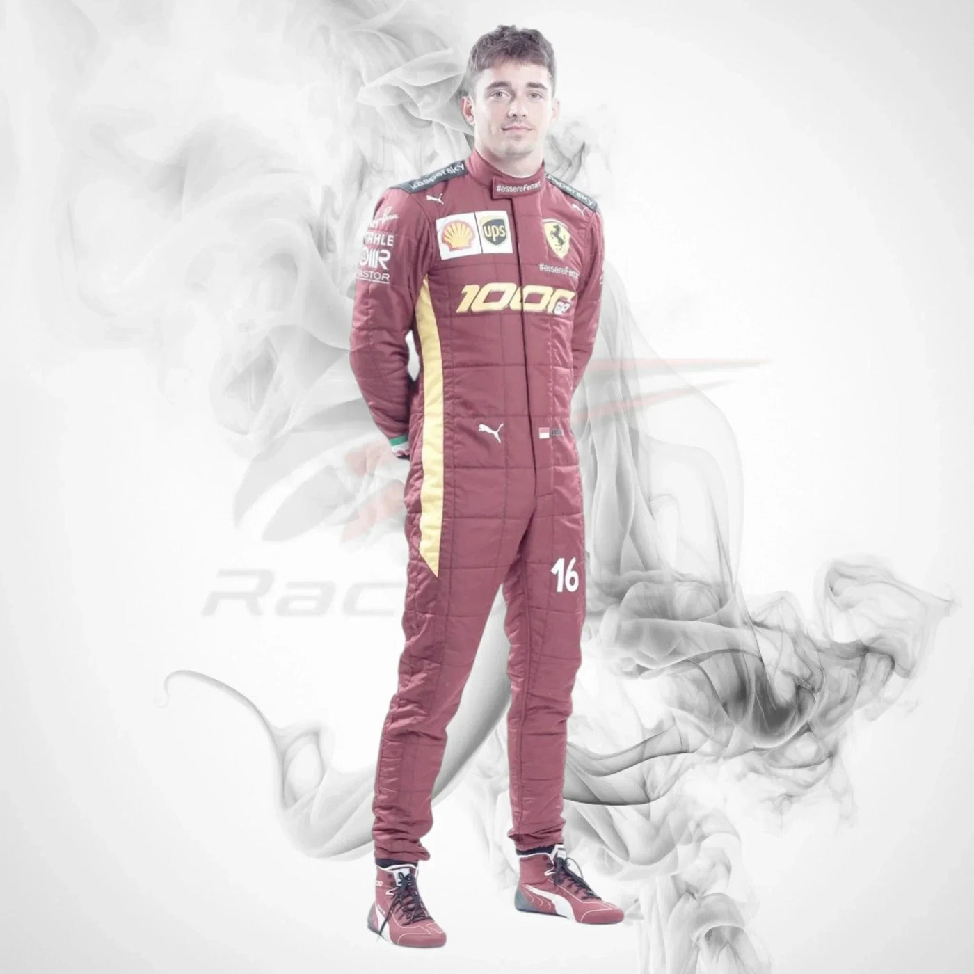 2020 Charles Leclerc Ferrari 1000 GP F1 Race Suit