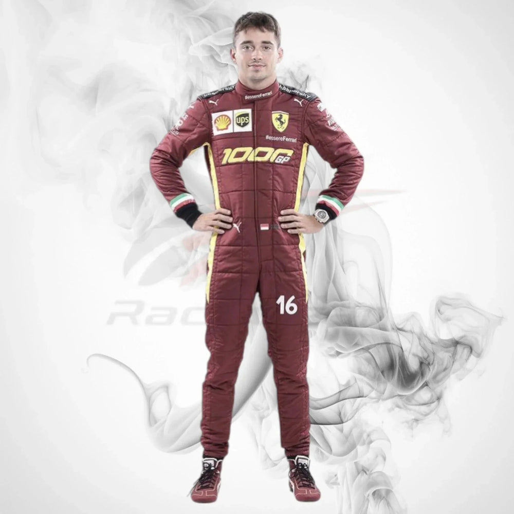 2020 Charles Leclerc Ferrari 1000 GP F1 Race Suit