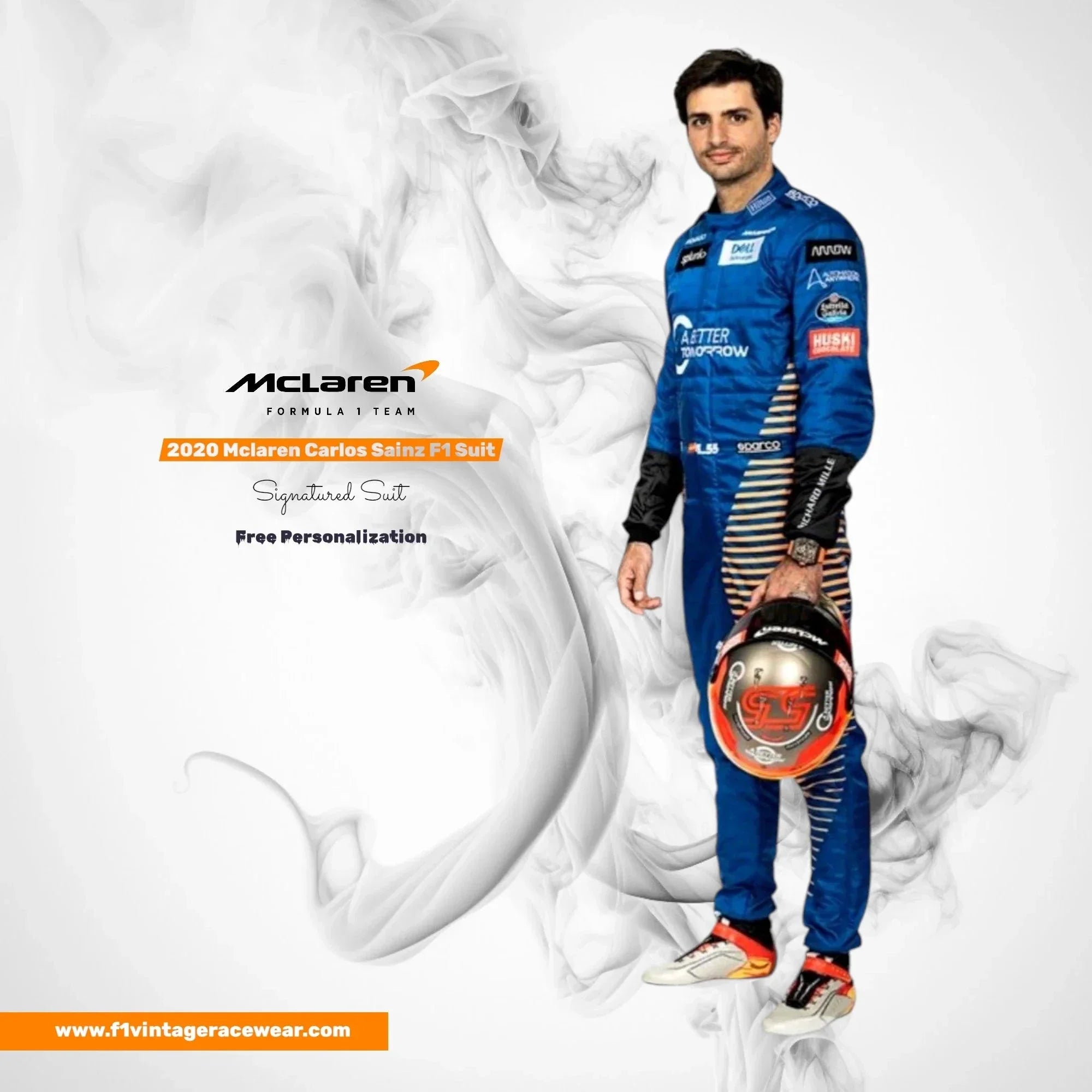 2020 Mclaren Carlos Sainz F1 Race Suit