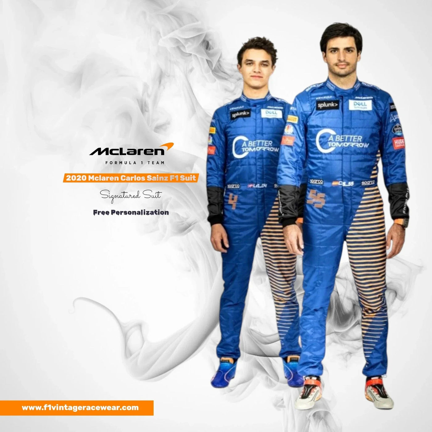 2020 Mclaren Carlos Sainz F1 Race Suit