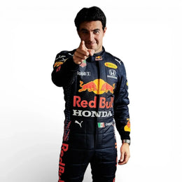 2021 Sergio Perez Red Bull Racing Honda Formula 1 Race Suit