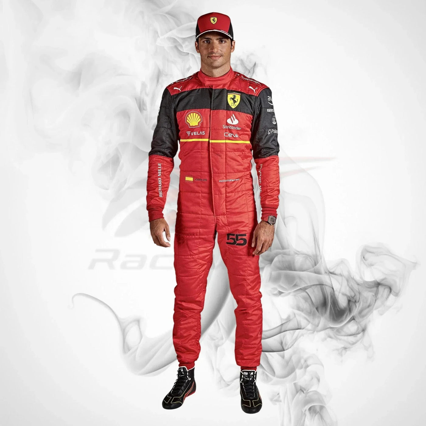 2022 Carlos Sainz Formula 1 Ferrari Team Race Suit