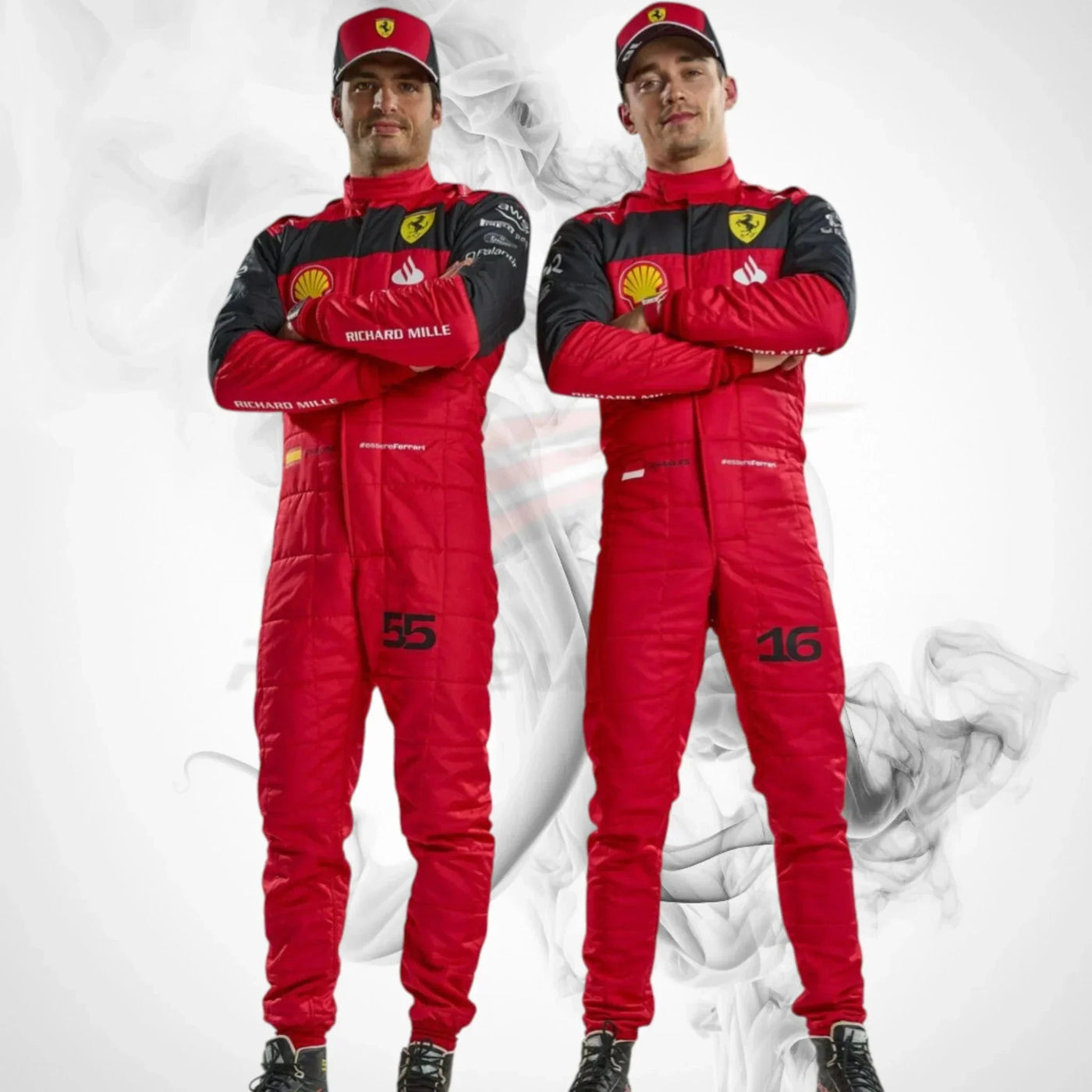 2022 Carlos Sainz Formula 1 Ferrari Team Race Suit