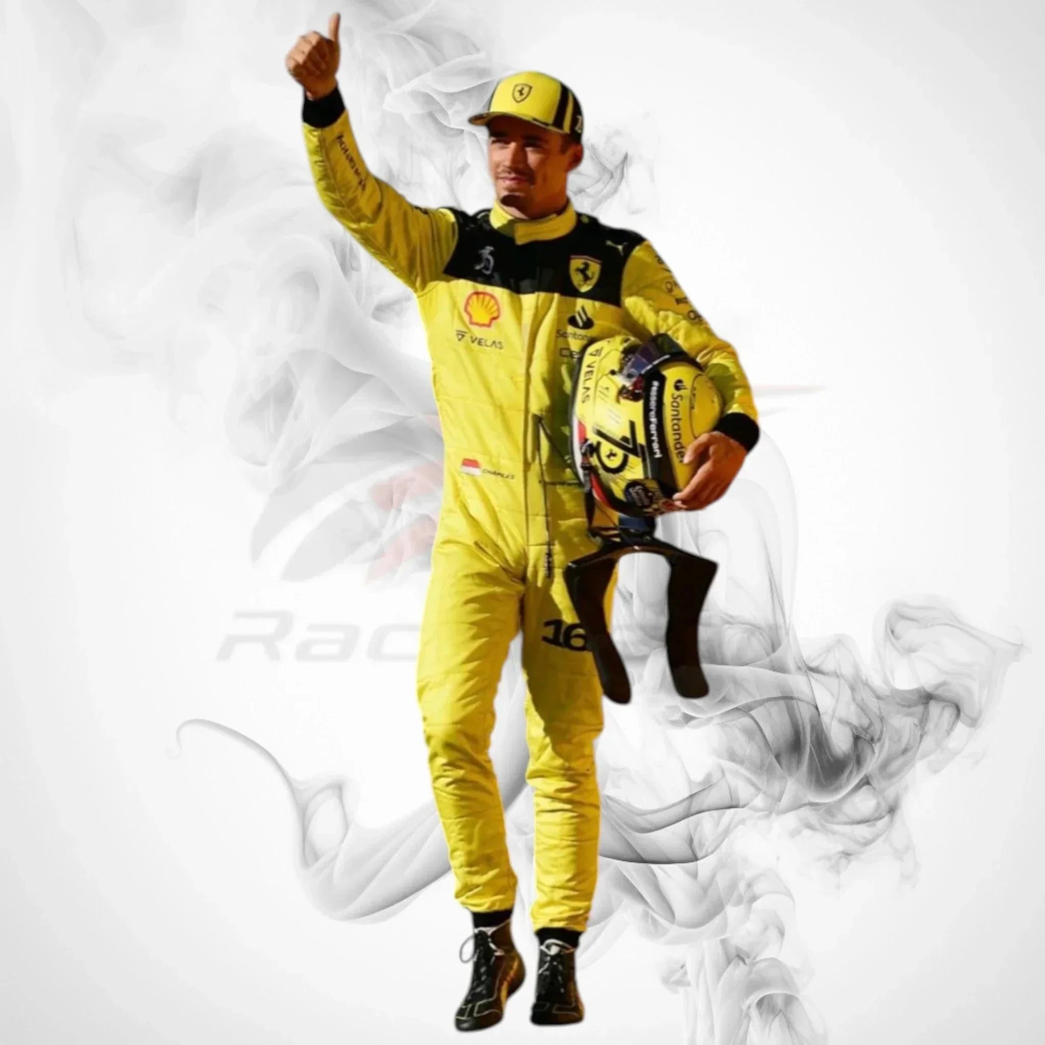 2022 Charles Leclerc Ferrari 75th Anniversary F1 Race Suit