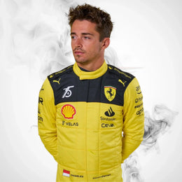 2022 Charles Leclerc Ferrari 75th Anniversary F1 Race Suit