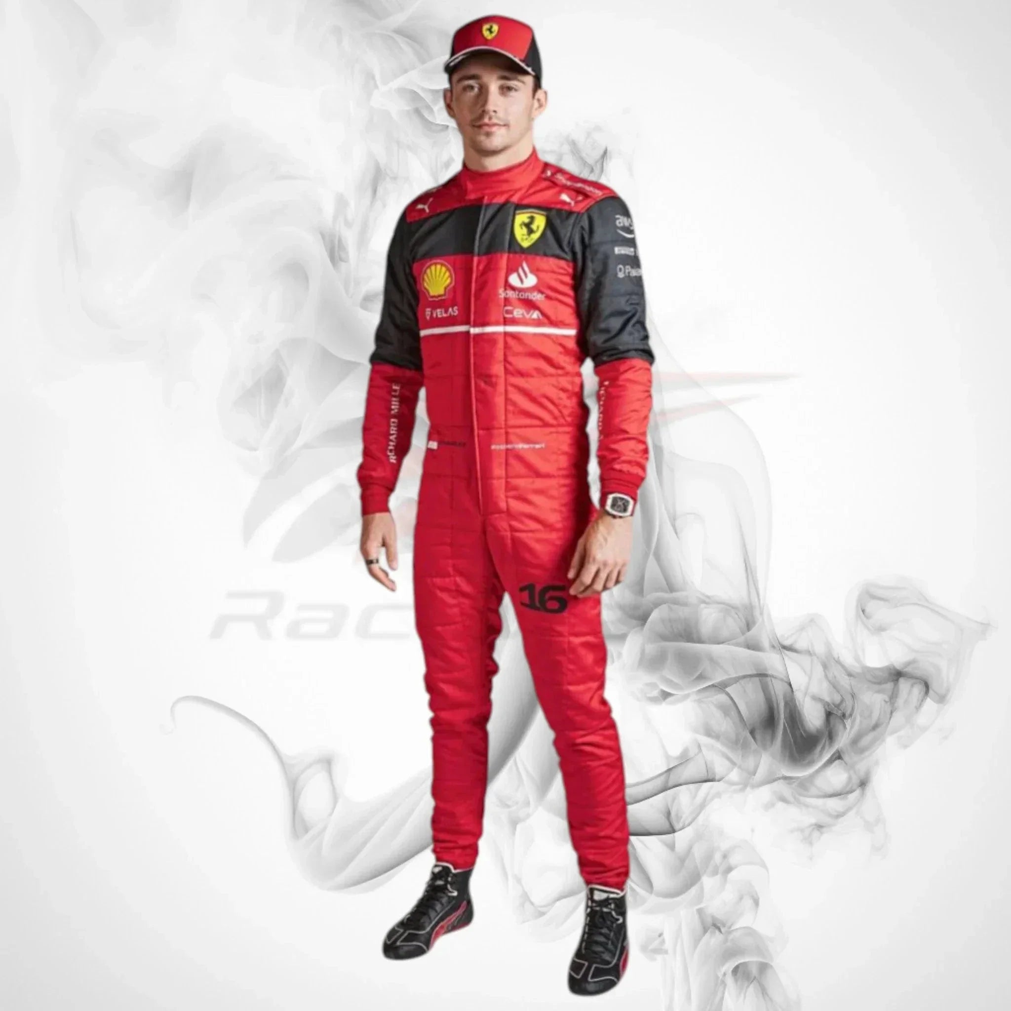 2022 Charles Leclerc Formula 1 Ferrari Team Race Suit