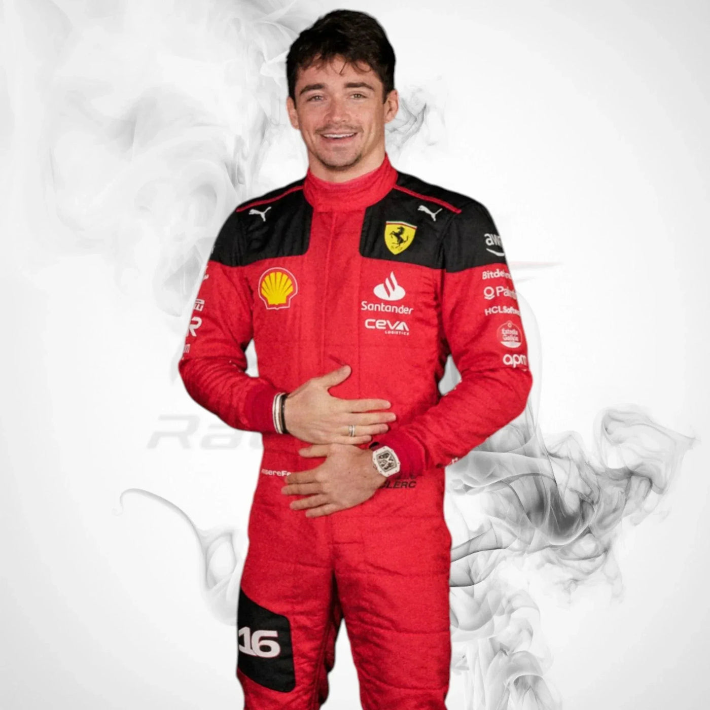 2023 Charles Leclerc Ferrari F1 Race Suit Replica