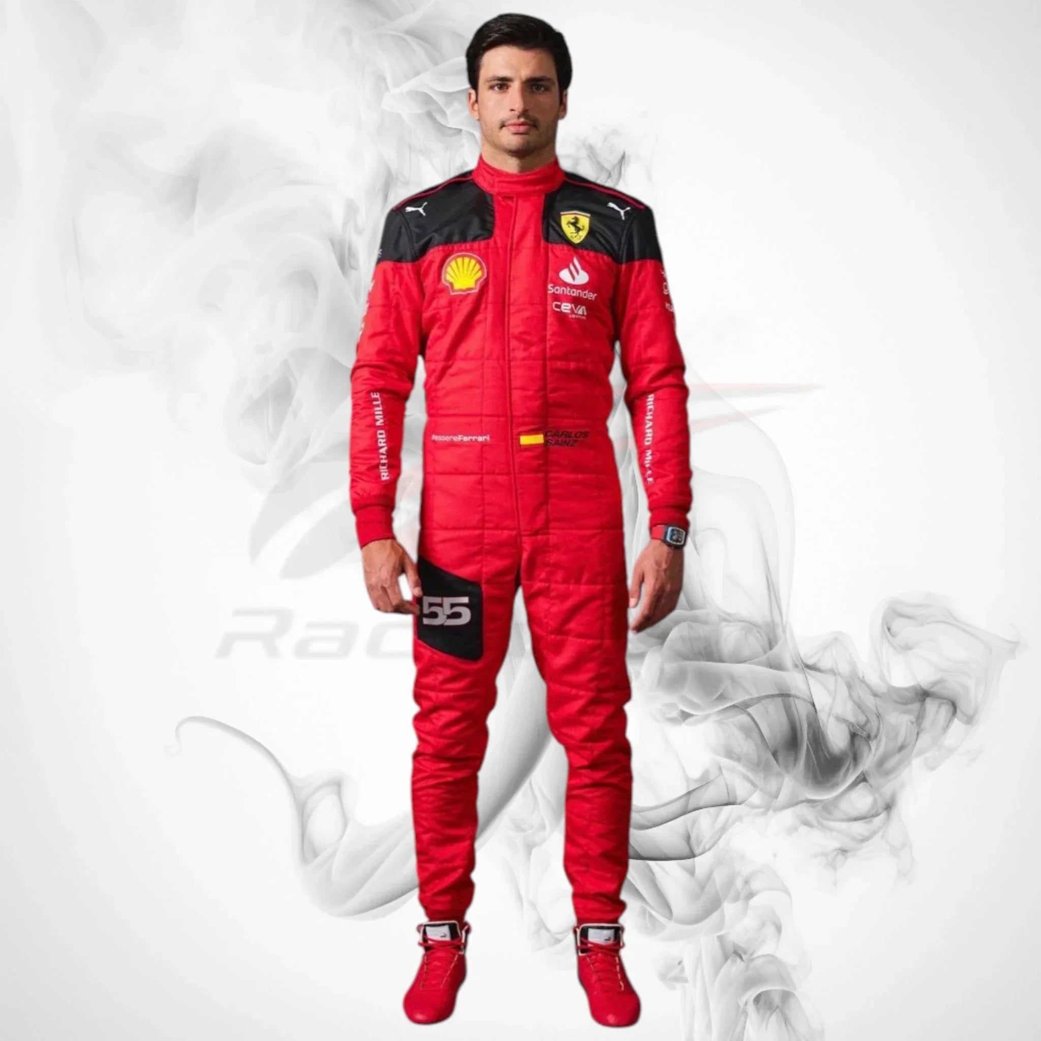 2023 Carlos Sainz Ferrari F1 Race Suit Replica