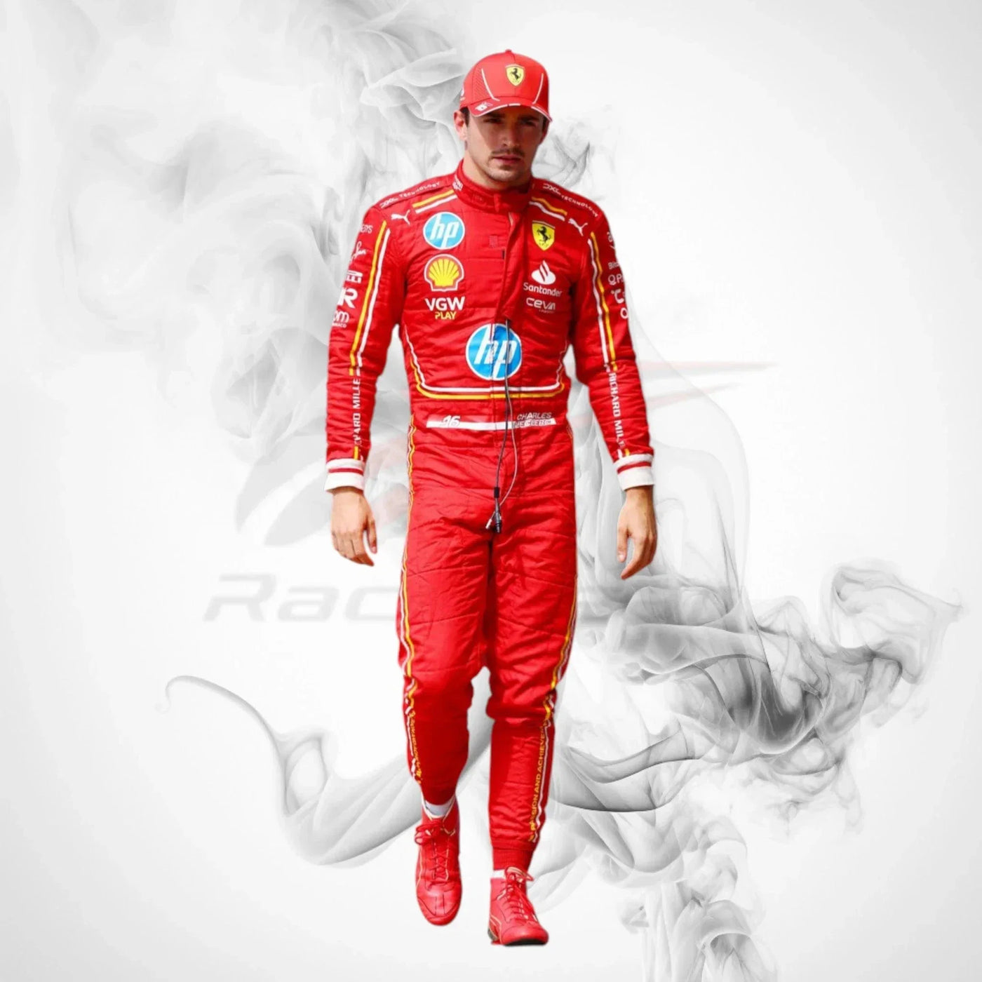 2024 Charles Leclerc Ferrari F1 Race Suit | Monaco GP