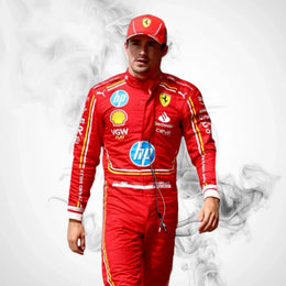 2024 Charles Leclerc Ferrari F1 Race Suit | Monaco GP