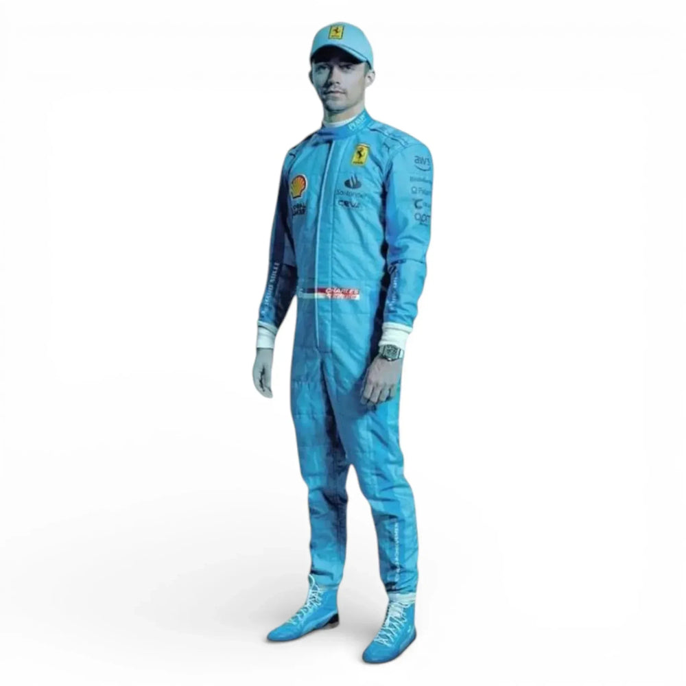 2024 Charles Leclerc Scuderia Ferrari Miami GP F1 Race Suit – Special Edition