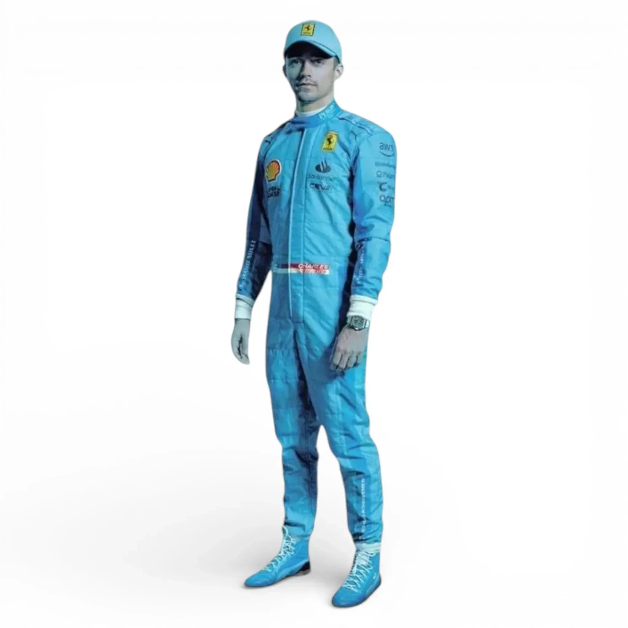 2024 Charles Leclerc Scuderia Ferrari Miami GP F1 Race Suit – Special Edition