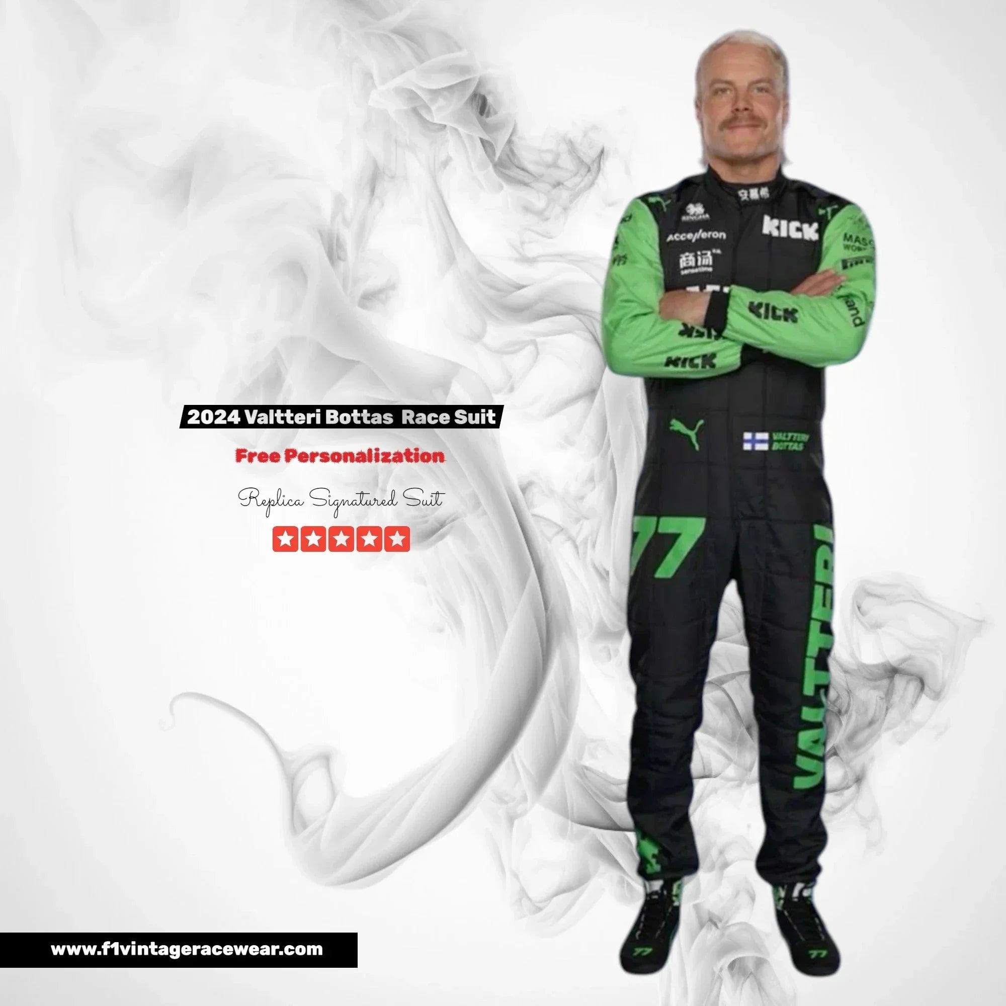 2024 Valtteri Bottas Kick Sauber F1 Suit