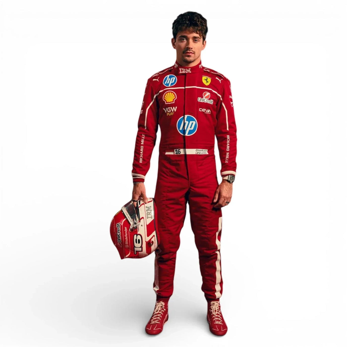 2025 Charles Leclerc Scuderia Ferrari Formula 1 F1 Race Suit