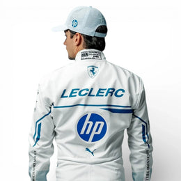 2025 Charles Leclerc Scuderia Ferrari White F1 Race Suit – Monaco GP