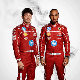 2025 Ferrari F1 Racing Team Suit | Charles Leclerc & Lewis Hamilton