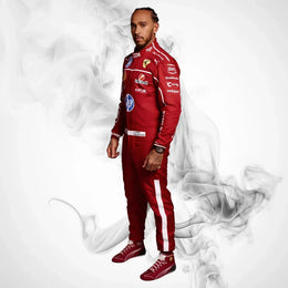 2025 Ferrari F1 Racing Team Suit | Charles Leclerc & Lewis Hamilton