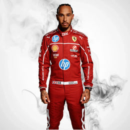 2025 Ferrari F1 Racing Team Suit | Charles Leclerc & Lewis Hamilton