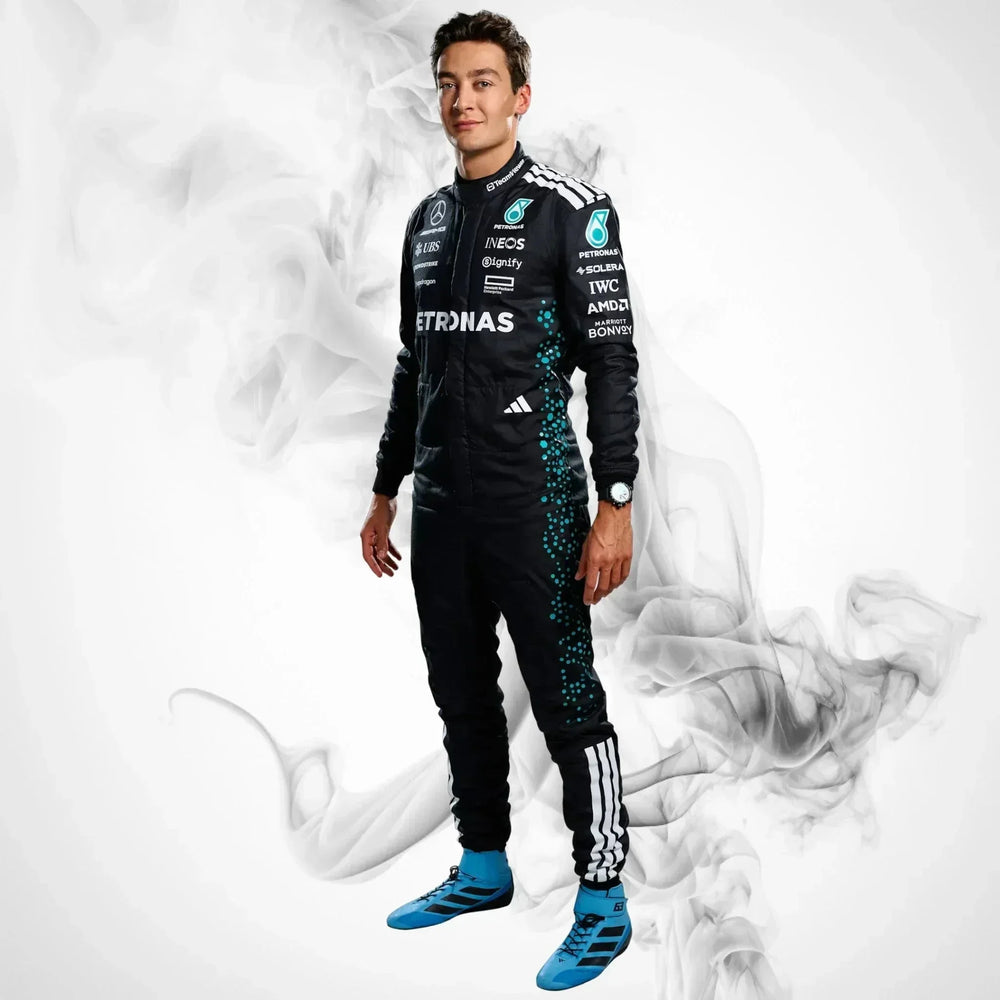 2025 George Russell Mercedes F1 Race Jumpsuit Replica