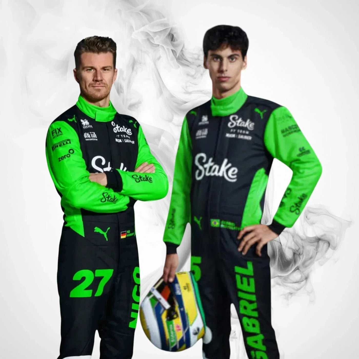 2025 Kick Sauber F1 Costume Replica | Bortoleto & Hulkenberg