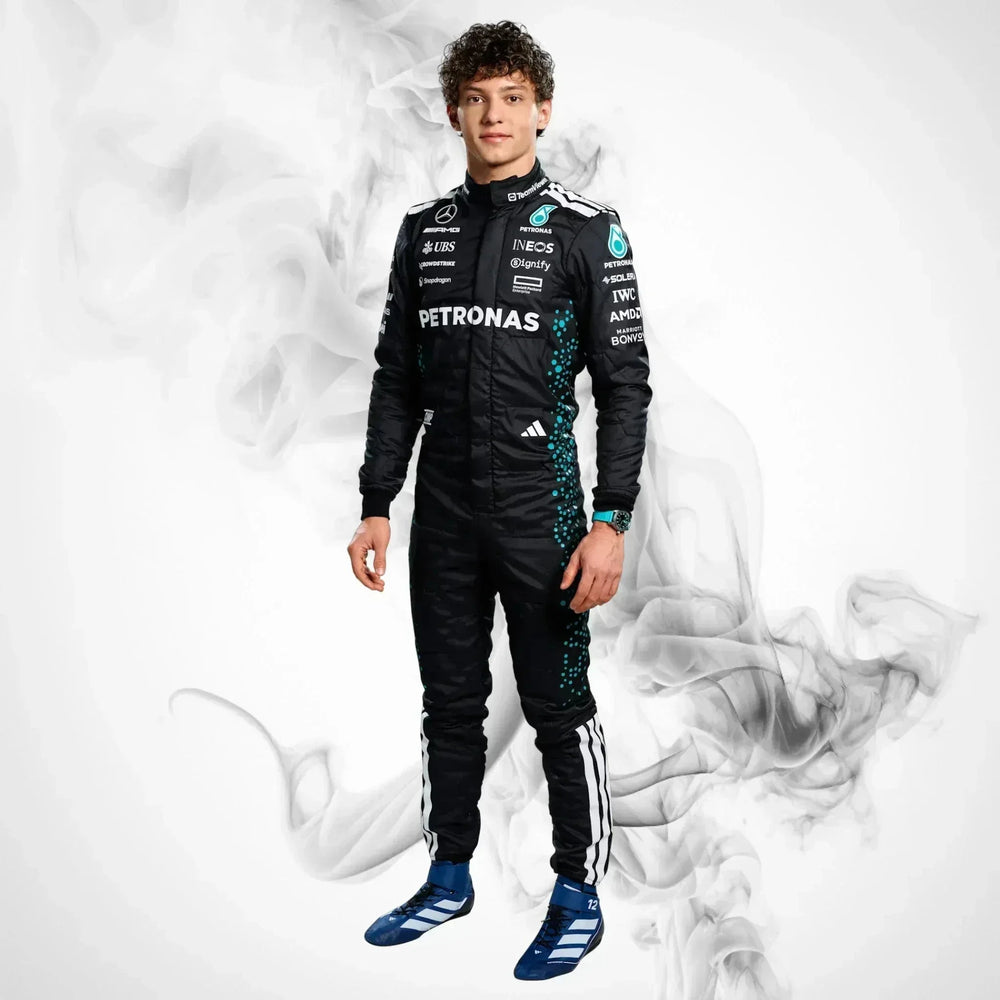 2025 Kimi Antonelli Mercedes F1 Race Jumpsuit Replica