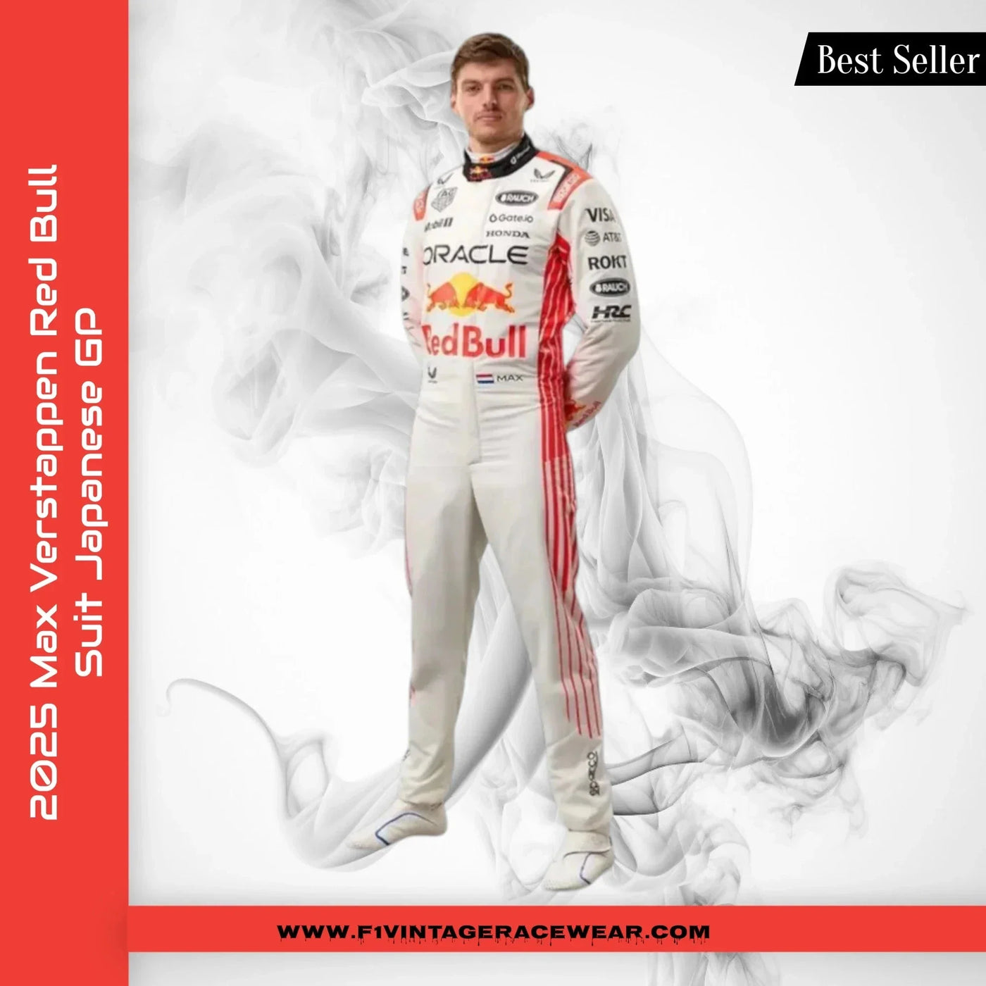 2025 Max Verstappen Red Bull Racing Japanese GP F1 Race Suit