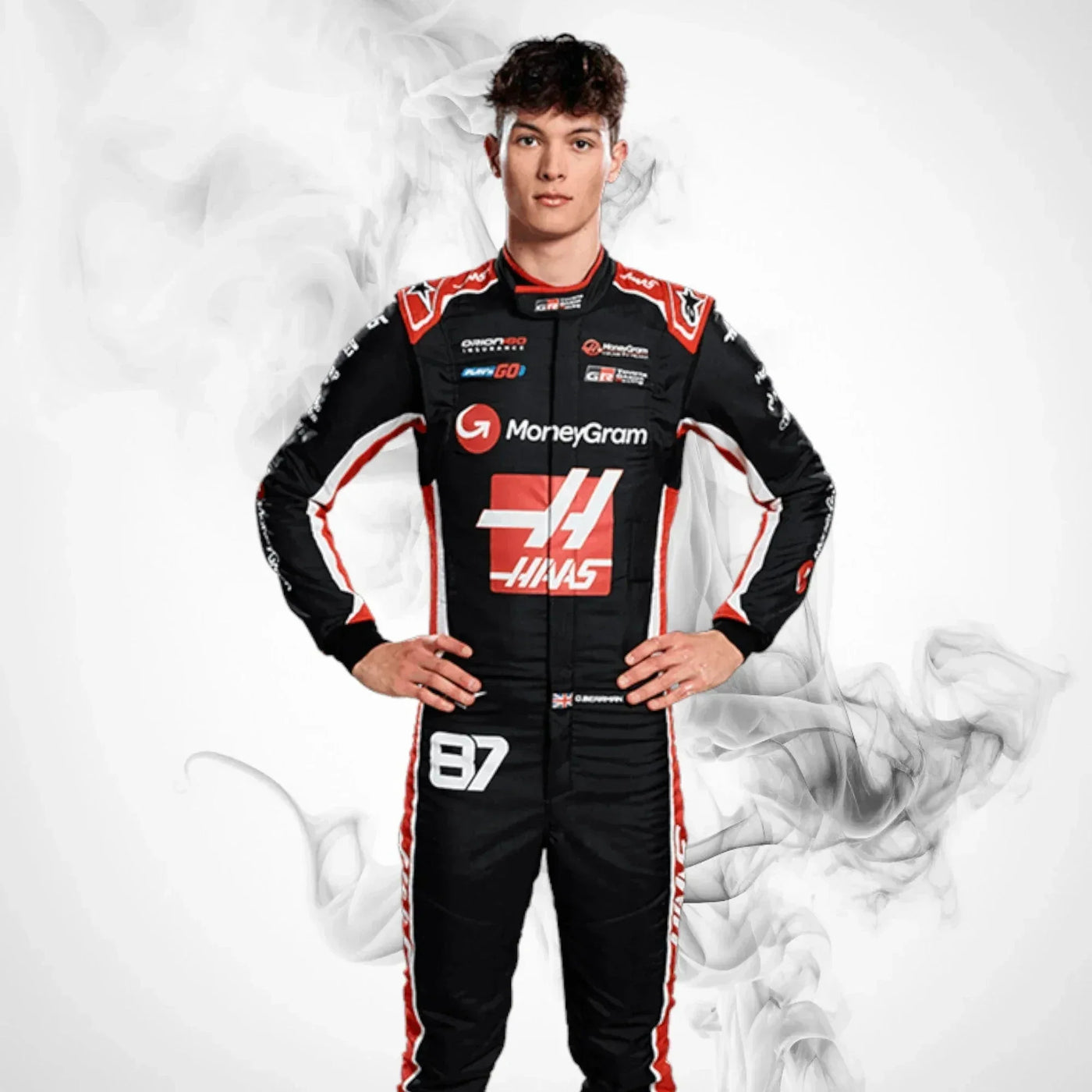 2025 Oliver Bearman Haas F1 Team Race Suit Replica