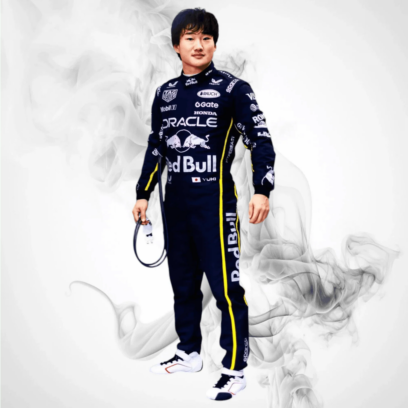 2025 Yuki Tsunoda Red Bull Racing Singapore GP F1 Team Race Suit