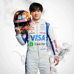 2025 Yuki Tsunoda Visa Cash App F1 Race Suit