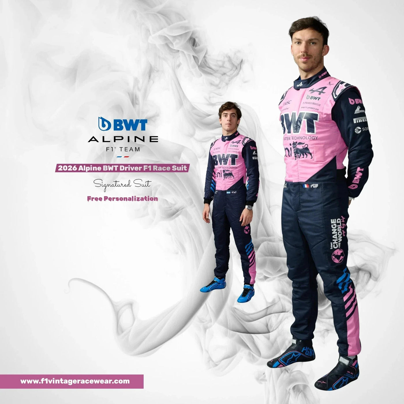 2026 Alpine F1 Racing Suit Replica | Pierre Gasly & Franco Colapinto
