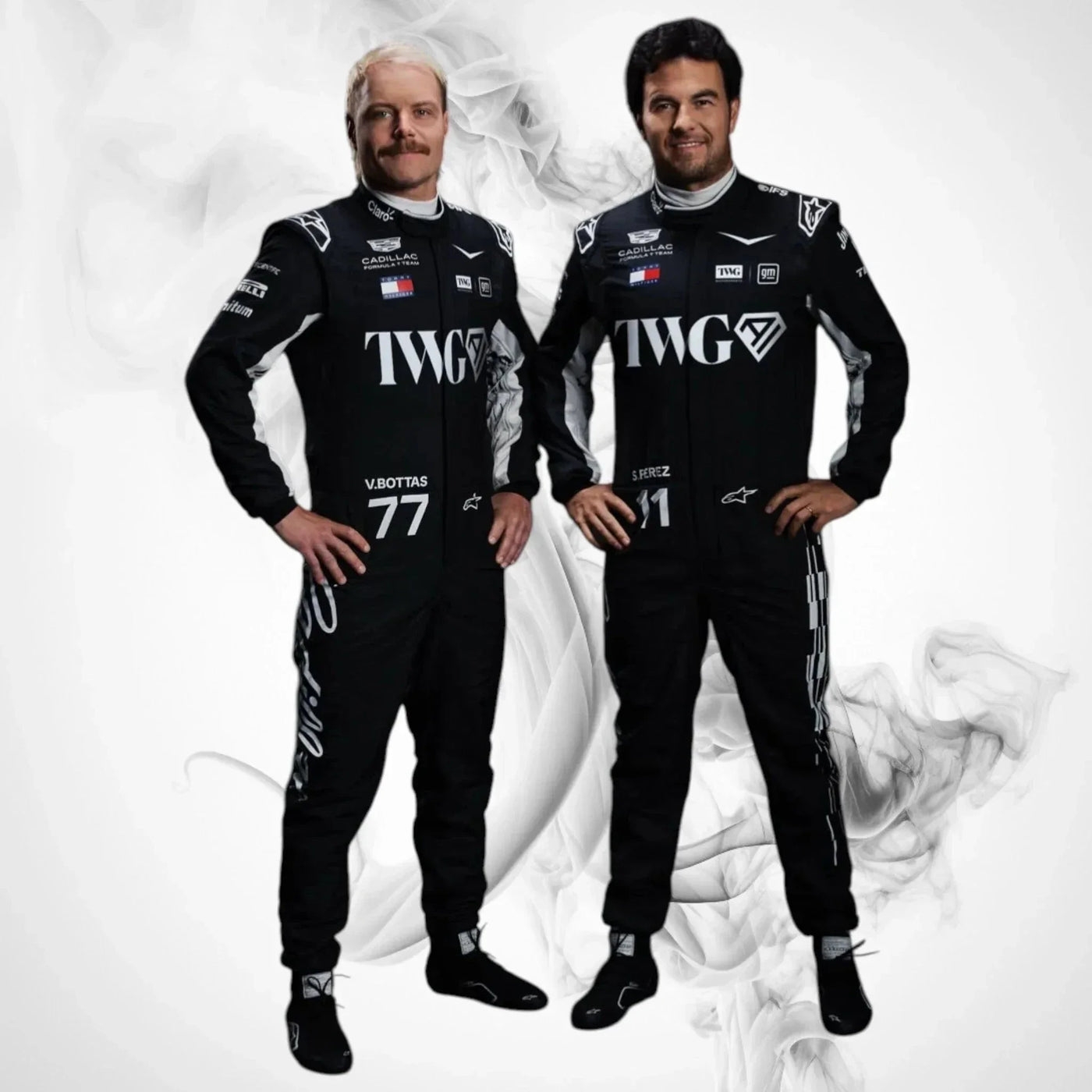 2026 Cadillac F1 Racing Jumpsuit Replica | Sergio Perez & Valtteri Bottas