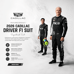 2026 Cadillac F1 Racing Jumpsuit Replica | Sergio Perez & Valtteri Bottas