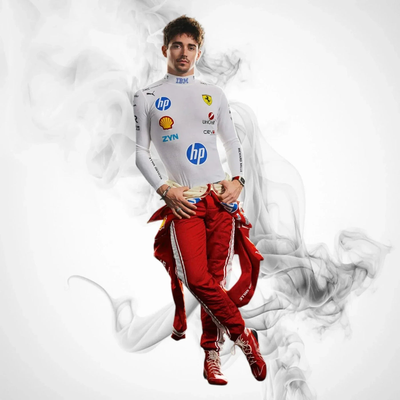 2026 Charles Leclerc Ferrari HP F1 Replica Race Suit