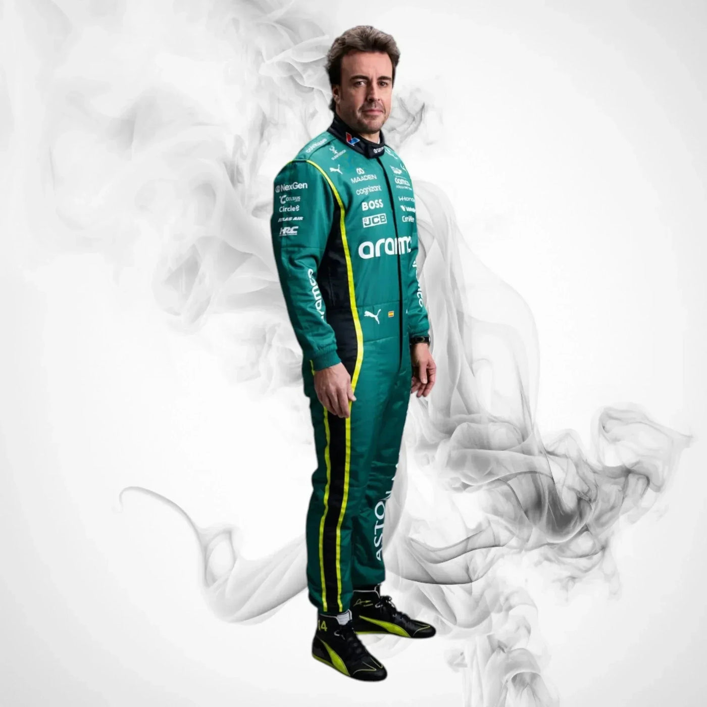 2026 Fernando Alonso Aston Martin F1 Racing Replica Jumpsuit
