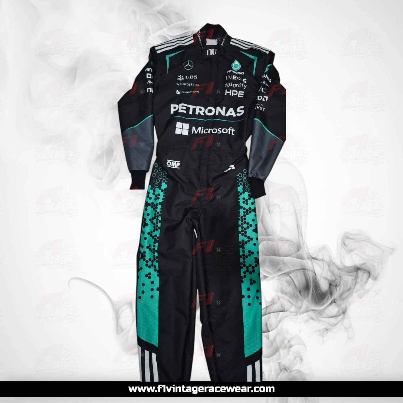 2026 George Russell F1 Driver Mercedes Racing Replica Costume