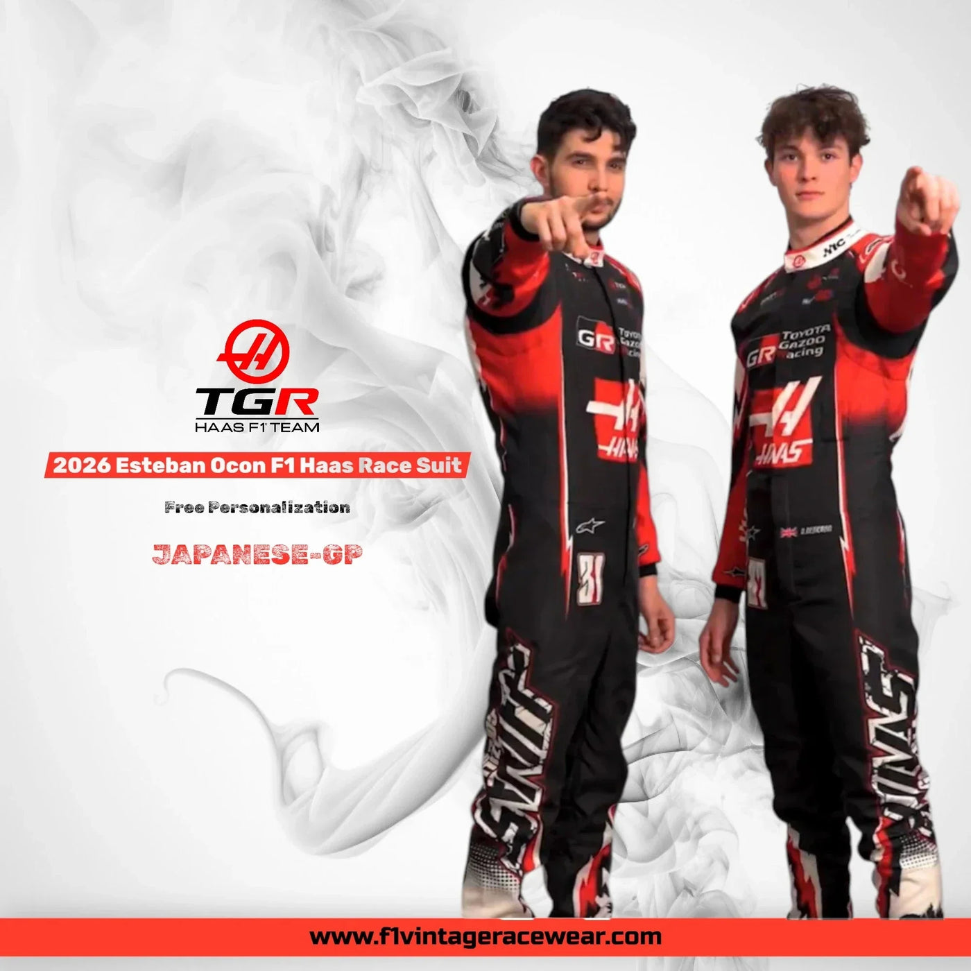 2026 Haas F1 Driver Suit – Japanese Grand Prix New Edition