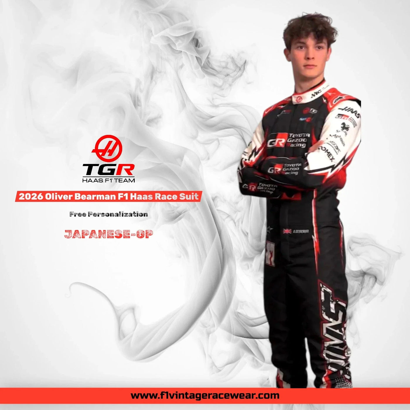 2026 Haas F1 Driver Suit – Japanese Grand Prix New Edition
