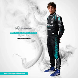 2026 Kimi Antonelli F1 Driver Mercedes Racing Replica Costume