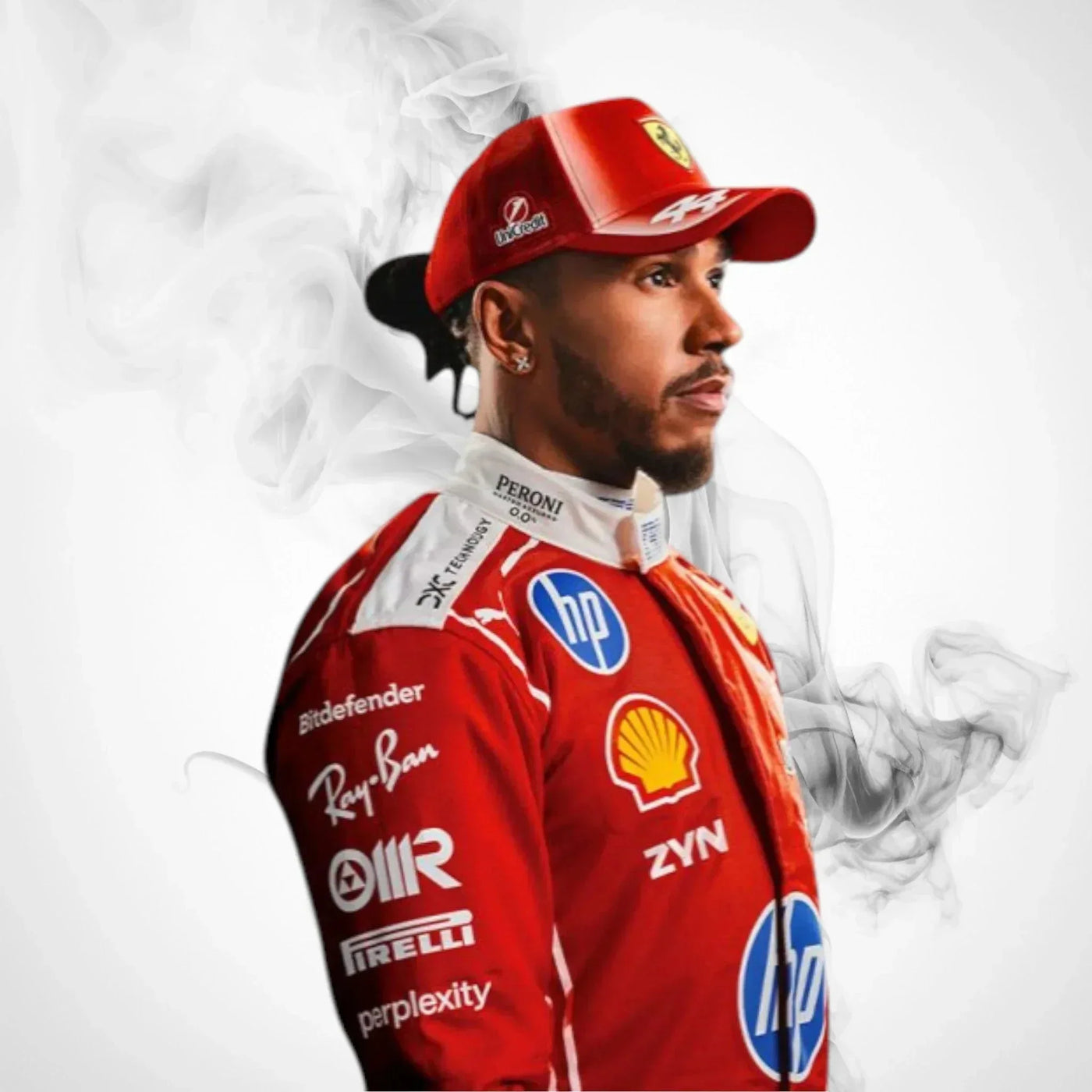 2026 Lewis Hamilton Ferrari HP F1 Replica Race Suit