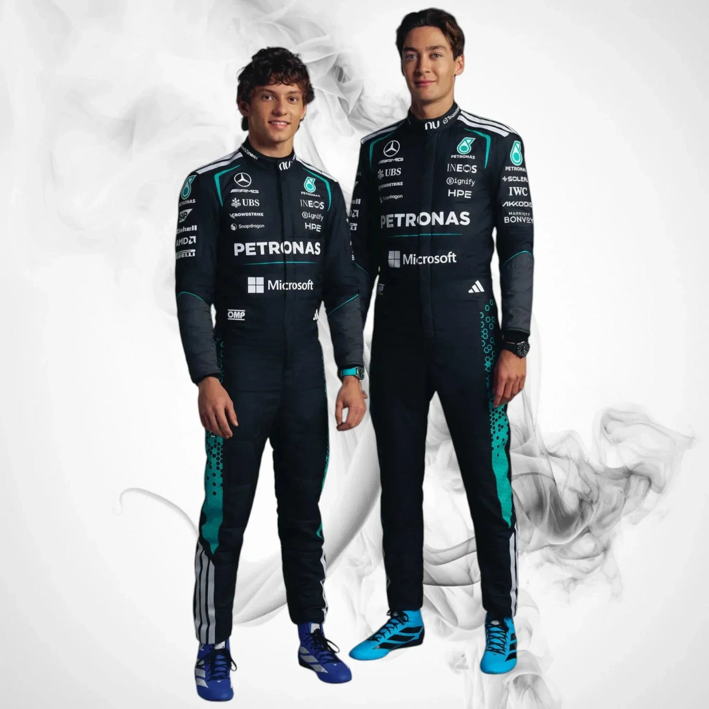 2026 Mercedes F1 Driver Racing Replica Suit | Kids & Adults