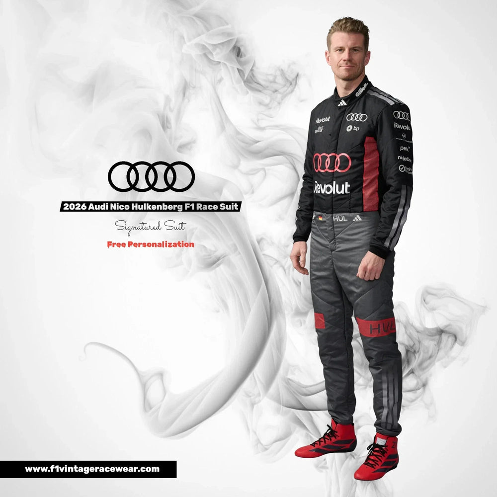 2026 Nico Hülkenberg Audi F1 Team Race Suit Replica – Kids & Adults