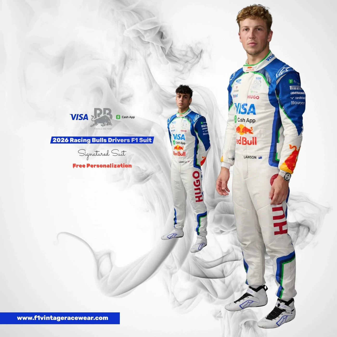 2026 Racing Bulls F1 Driver Replica Jumpsuit | Liam Lawson, Arvid Lindblad