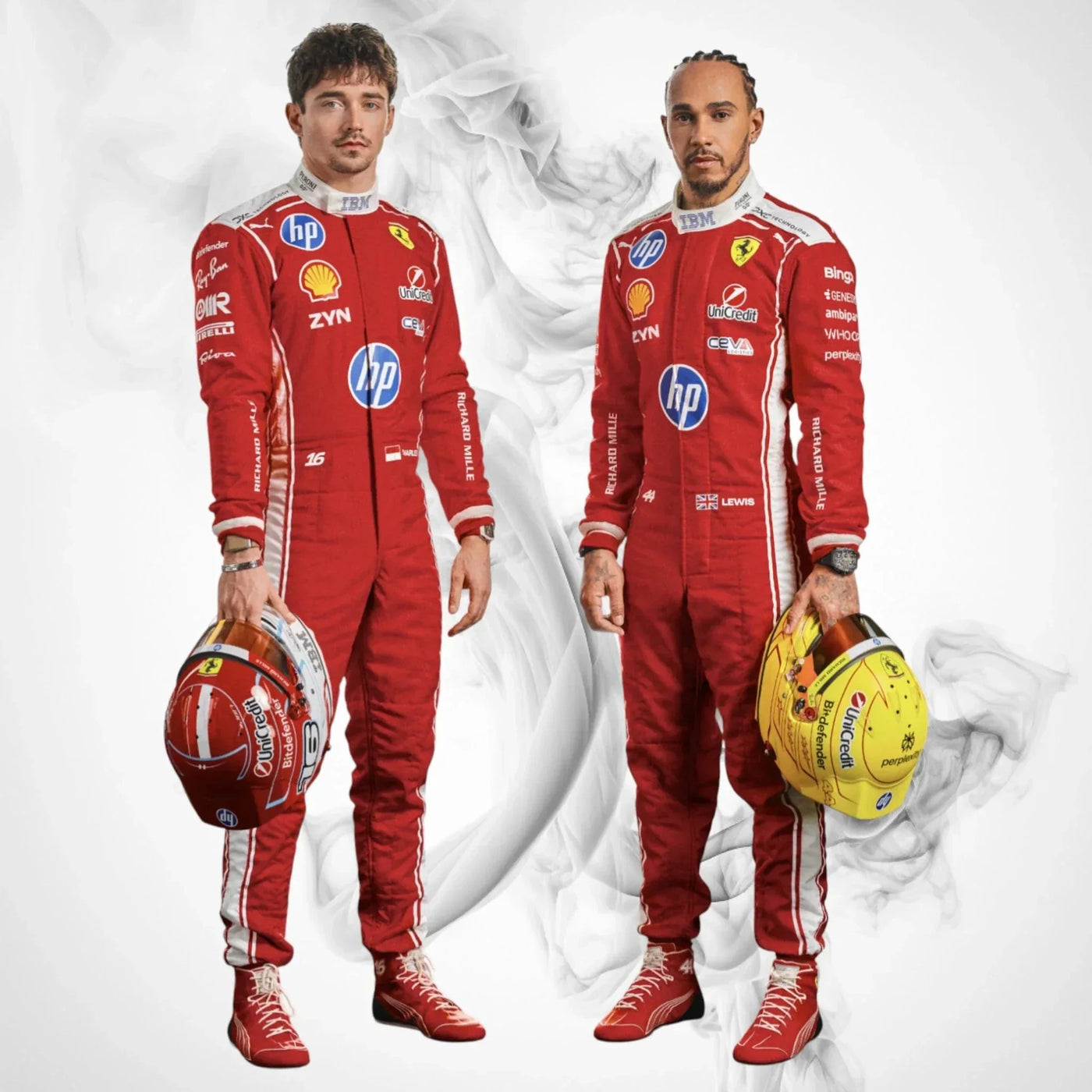 2026 Scuderia Ferrari HP Formula 1 Drivers Racing Replica Costumes