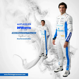 2026 Williams F1 Racing Suit Replica | Carlos Sainz, Alex Albon